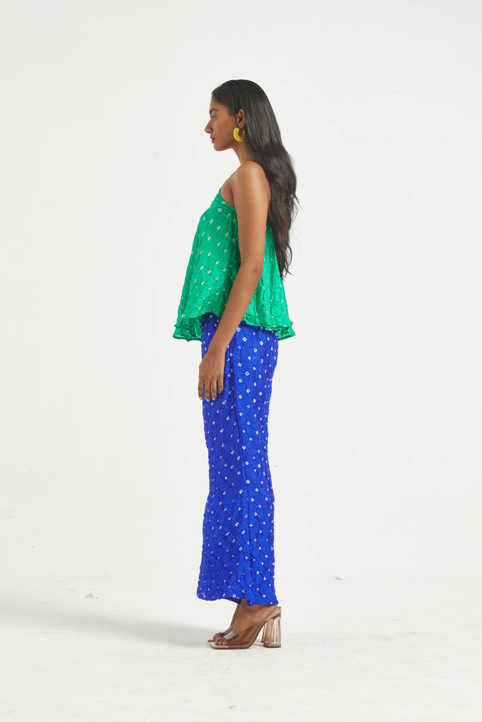 BANDHANI FLARED PANT - dash and dot dash and dot