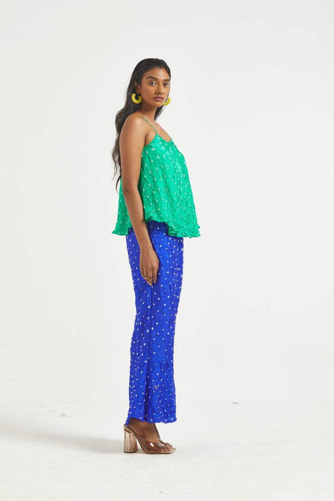 BANDHANI FLARED PANT - dash and dot dash and dot