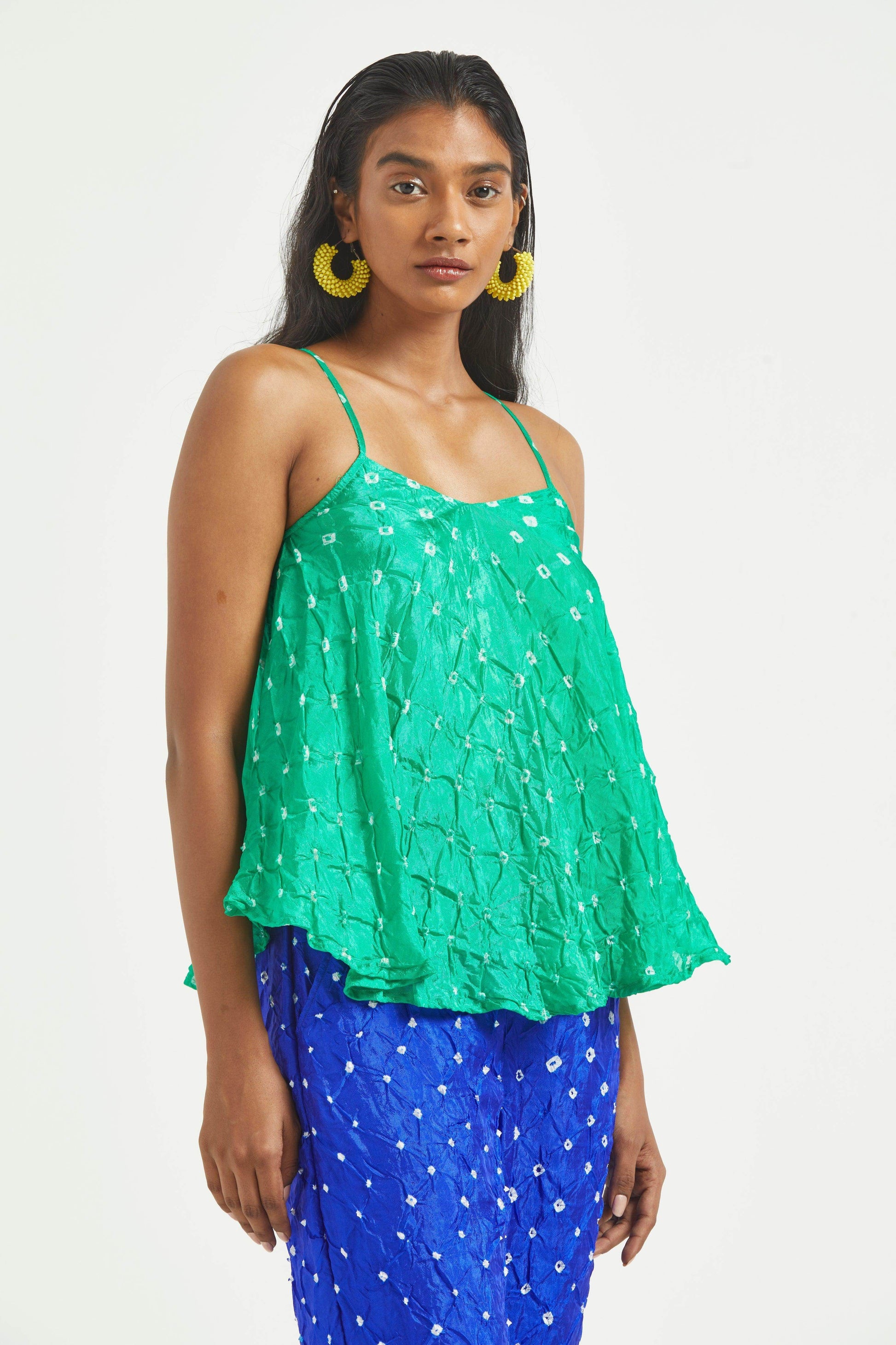 BANDHANI FLARED PANT - dash and dot