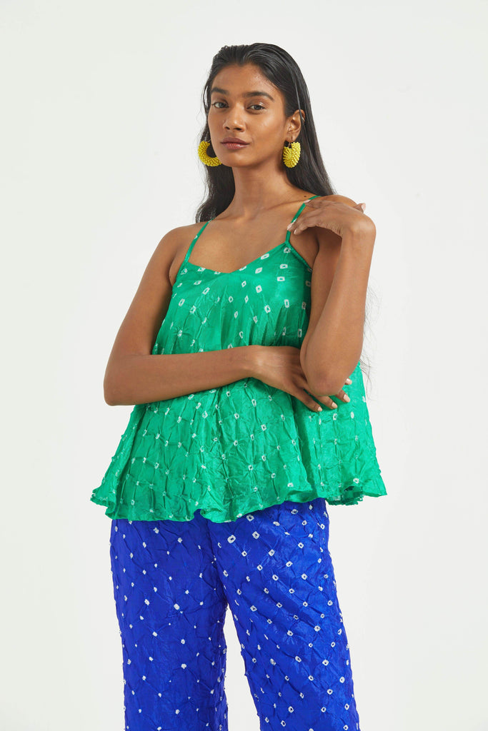 BANDHANI FLARED PANT - dash and dot dash and dot