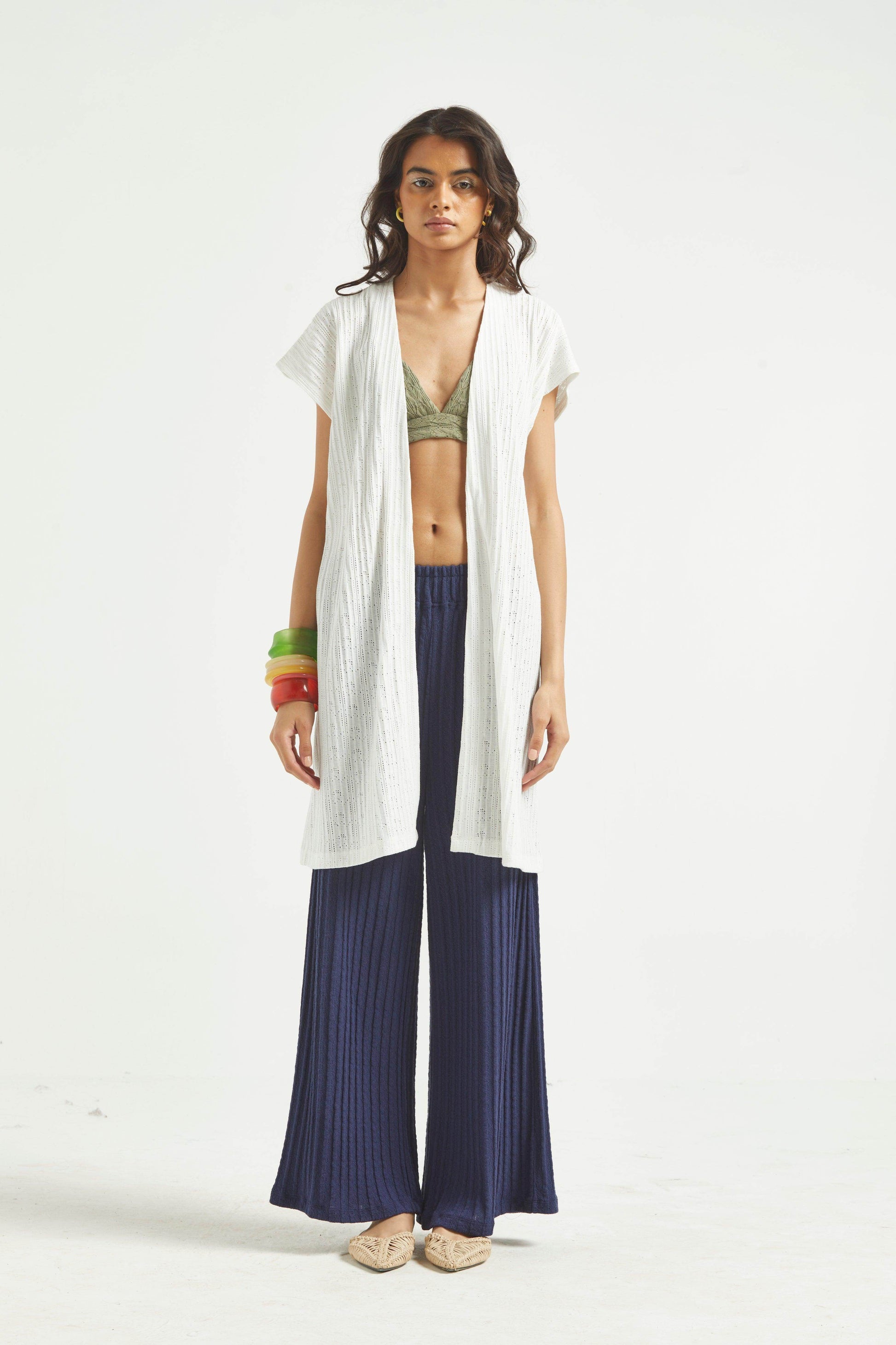 3 PIECE COLOUR BLOCKED POINTELLE SET - dash and dot