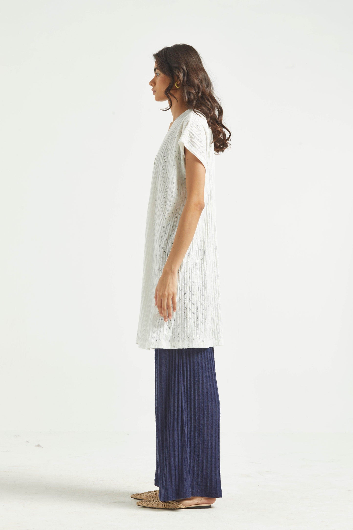 3 PIECE COLOUR BLOCKED POINTELLE SET - dash and dot