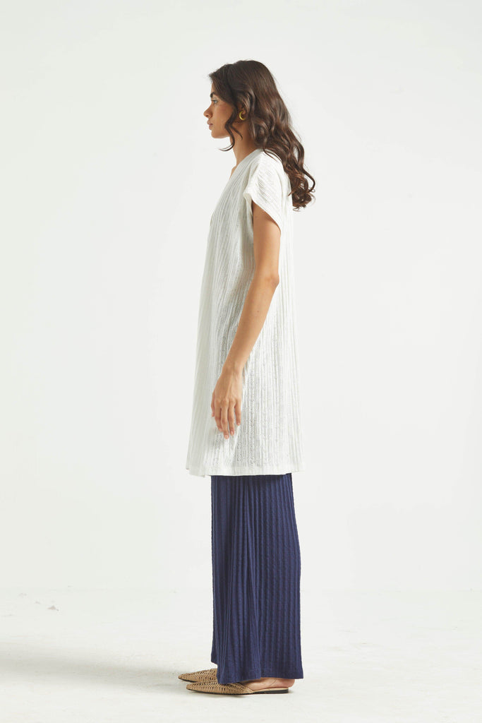 3 PIECE COLOUR BLOCKED POINTELLE SET - dash and dot dash and dot