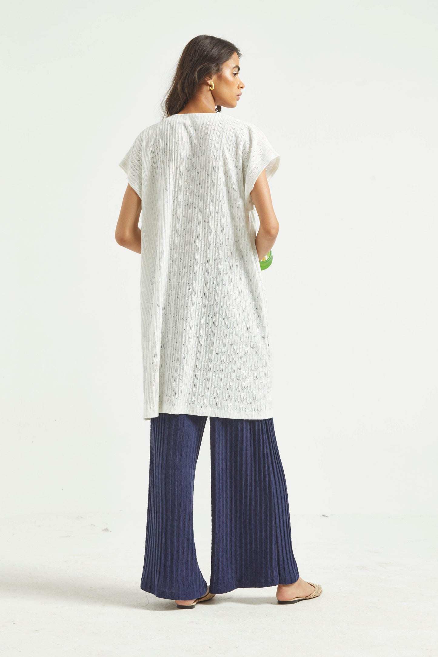 3 PIECE COLOUR BLOCKED POINTELLE SET - dash and dot