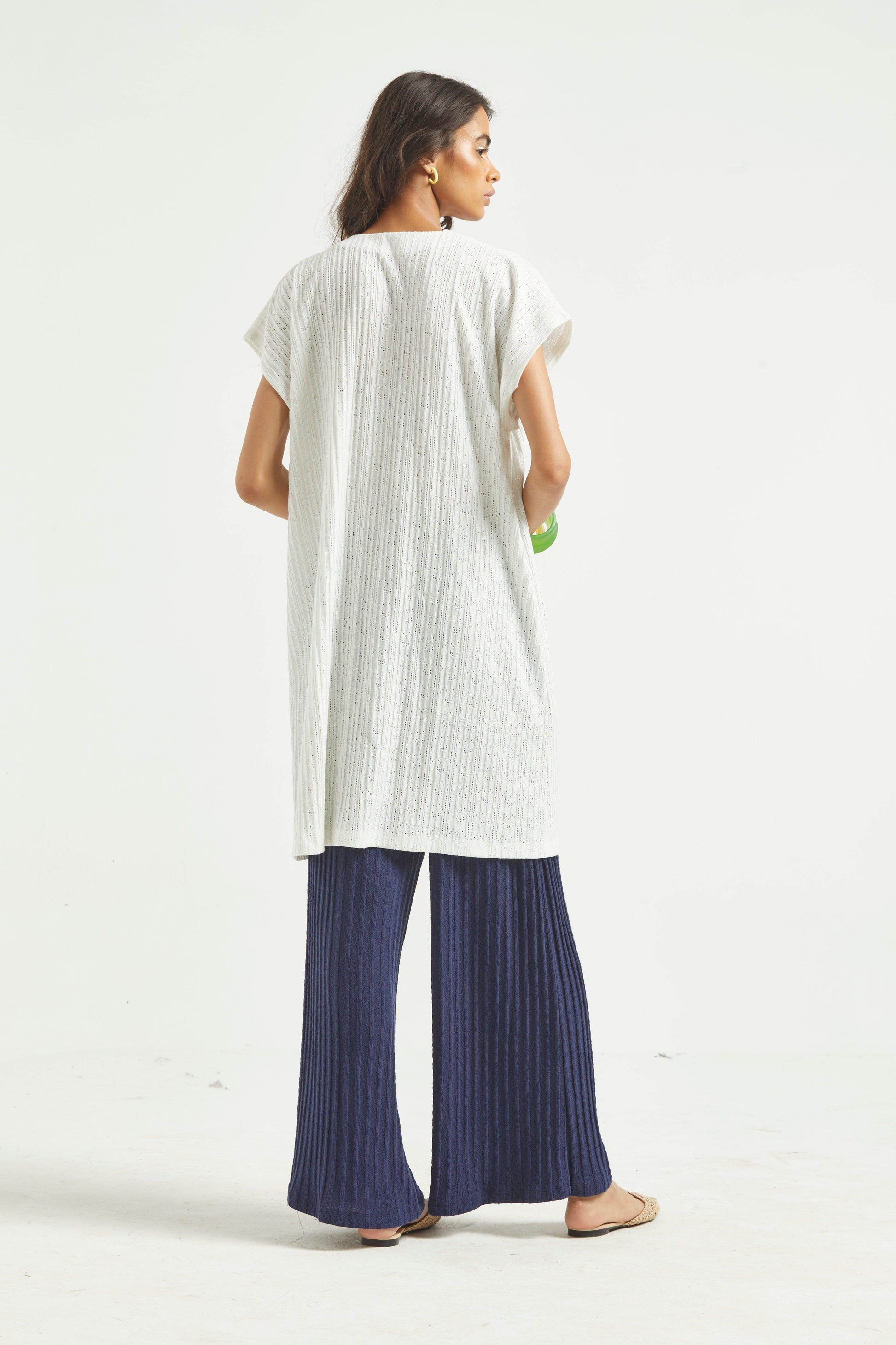 3 PIECE COLOUR BLOCKED POINTELLE SET - dash and dot