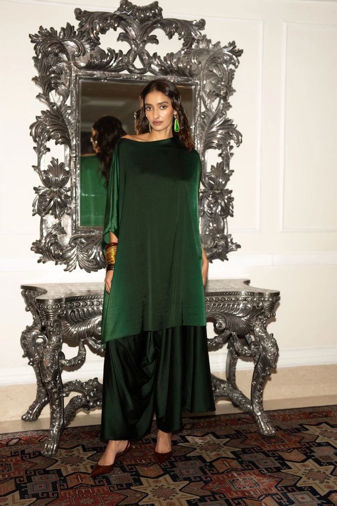 DRAPED CULOTTE PANT dash and dot