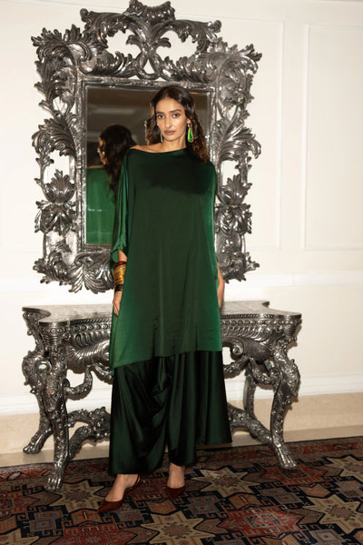 DRAPED CULOTTE PANT