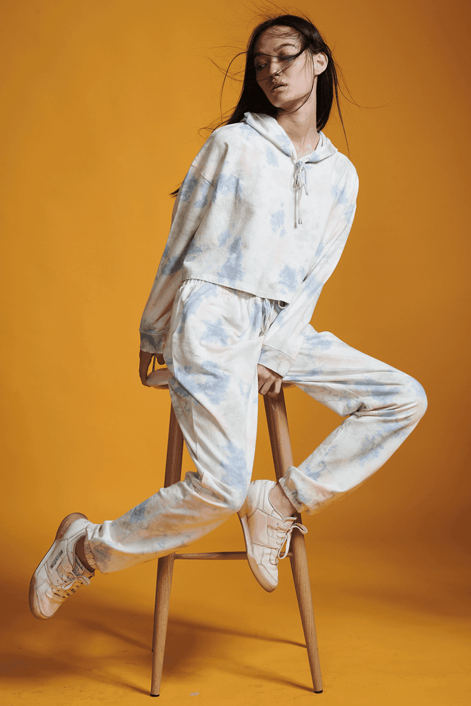 TIE DYE HOODIE - dash and dot dash and dot
