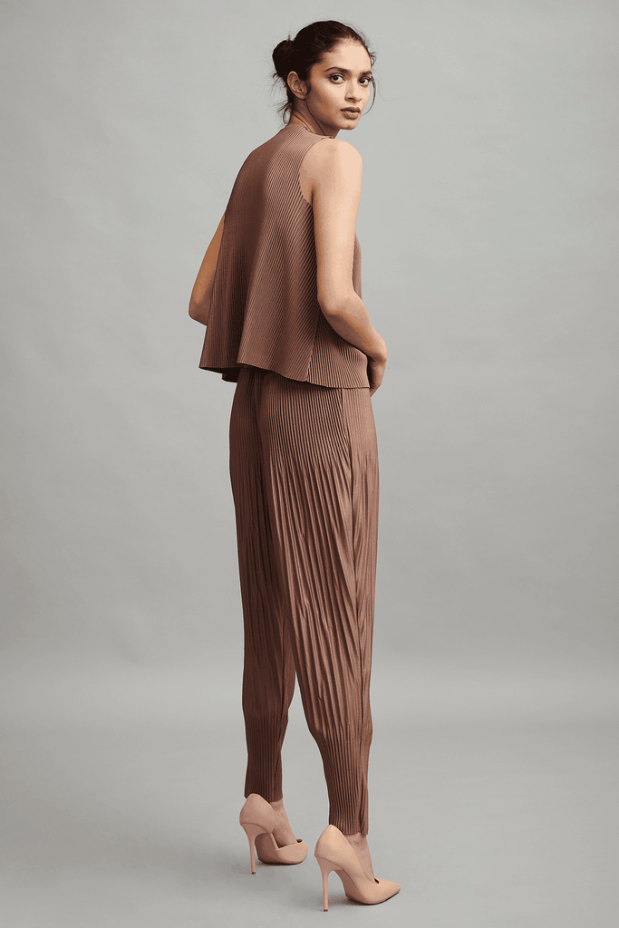 PLEAT SLEEVELESS DRUM SET - dash and dot dash and dot