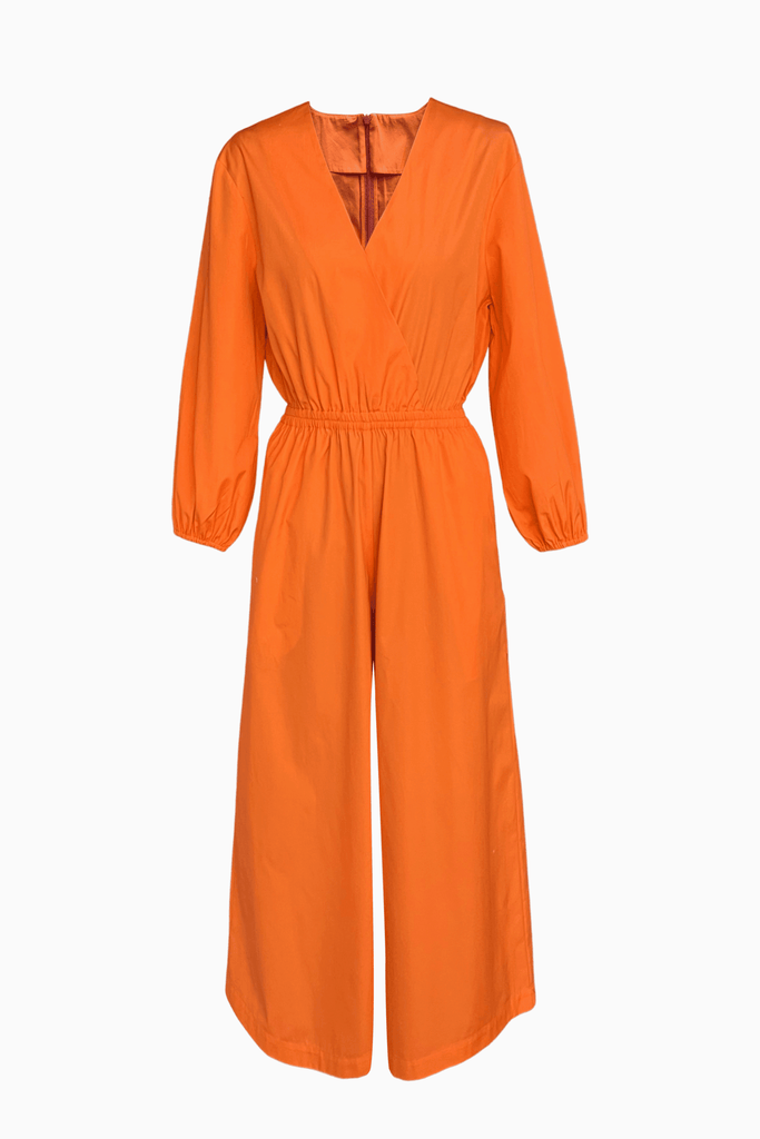 TANGERINE JUMPSUIT - dash and dot dash and dot
