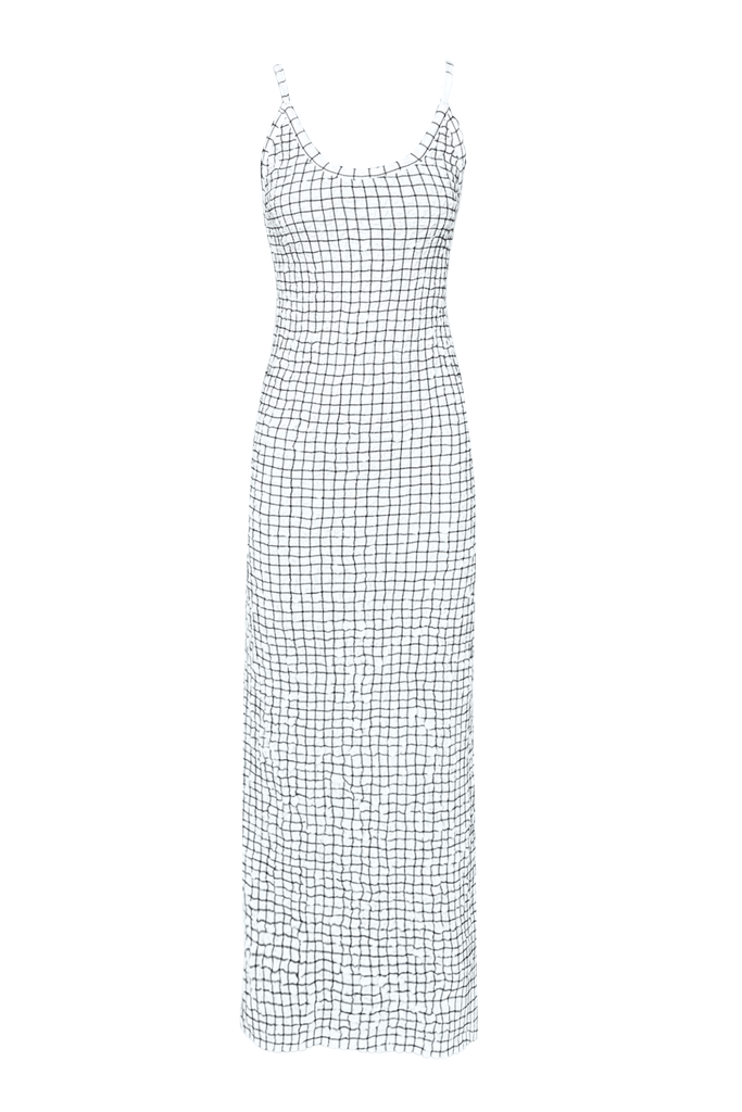 CONTRAST RUCHED MIDI - dash and dot dash and dot