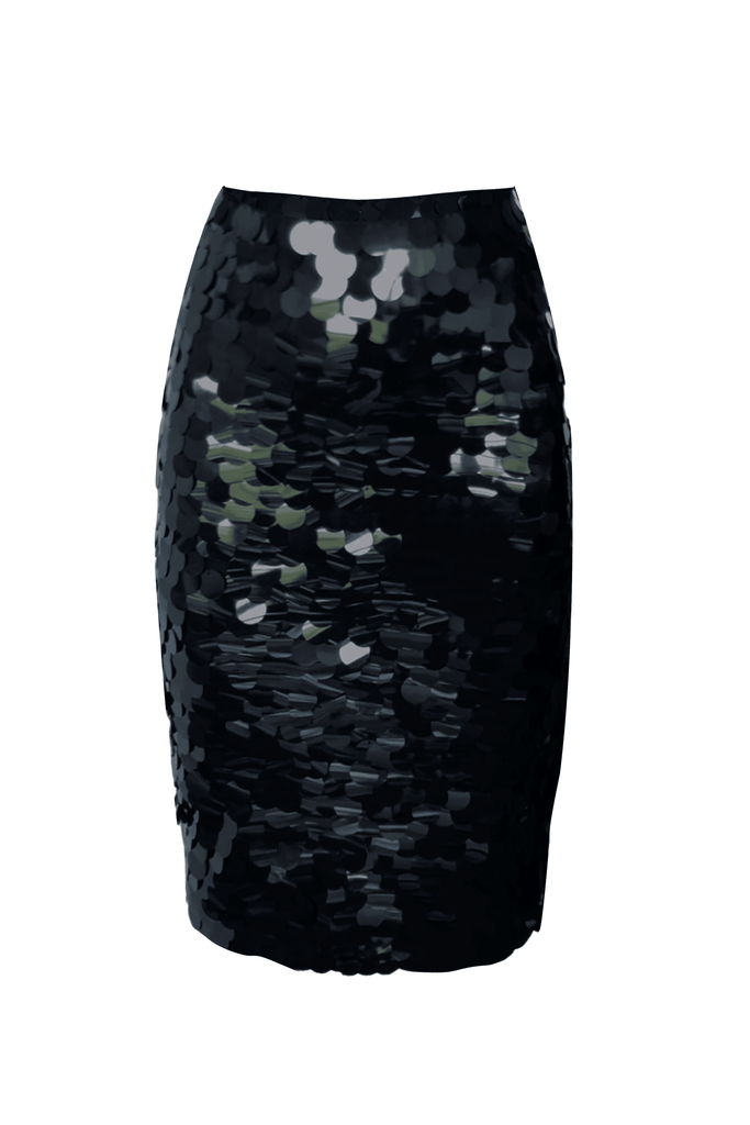PAILLETTE MIDI SKIRT - dash and dot dash and dot