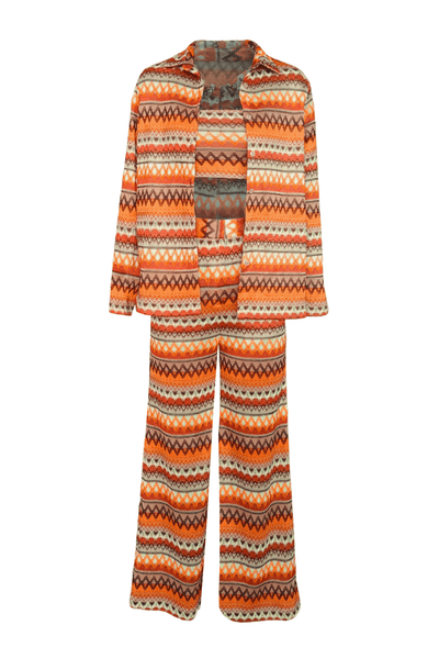 GEOMETRIC JACQUARD SHIRT - dash and dot