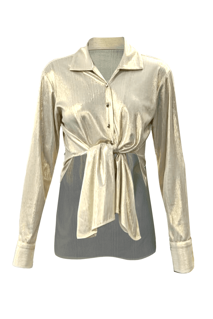 CHAMPAGNE GOLD SHIRT - dash and dot dash and dot