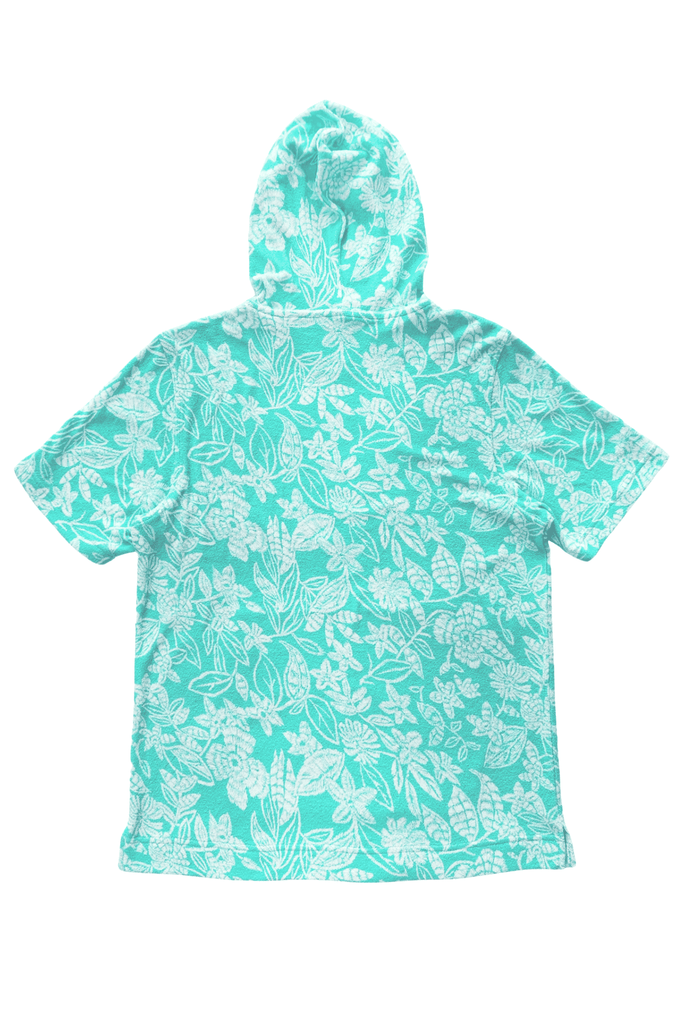 TOWEL HALF SLEEVE HOODIE - dash and dot dash and dot