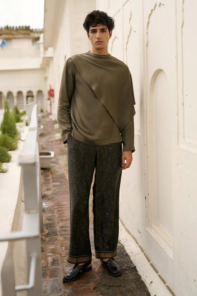 PAISLEY PRINTED PANT