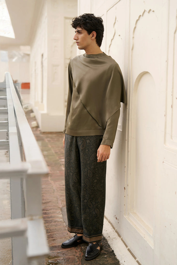 PAISLEY PRINTED PANT dash and dot