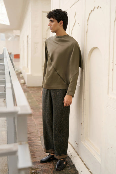 PAISLEY PRINTED PANT