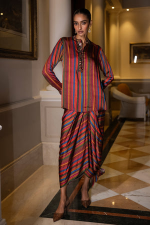 MIRROR EMBROIDERED MULTICOLOUR SHIRT