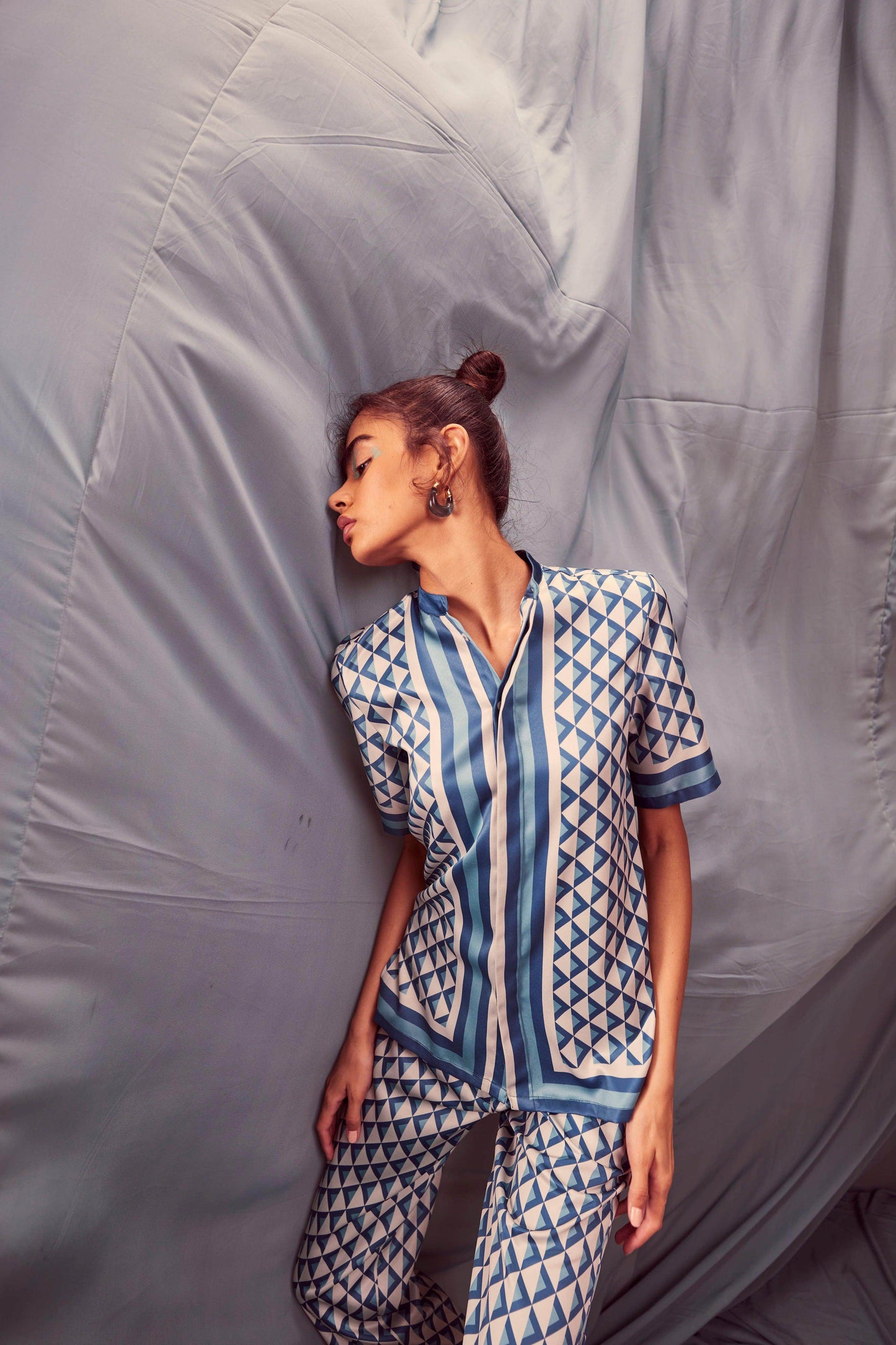 BORDER PRINT PANT - dash and dot