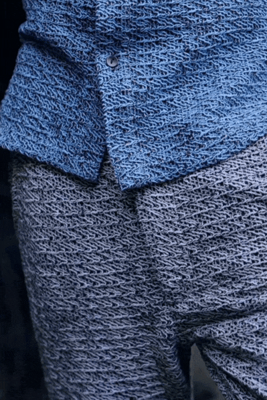 TWISTED KNIT TEXTURED PANT - dash and dot dash and dot