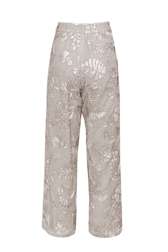 METALLIC BADLA STITCH PANT - dash and dot dash and dot