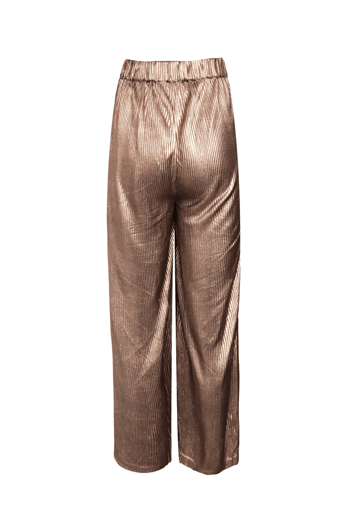BRONZE PLEAT PANT - dash and dot dash and dot