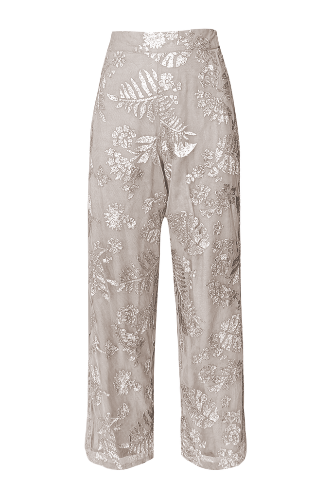 METALLIC BADLA STITCH PANT - dash and dot dash and dot
