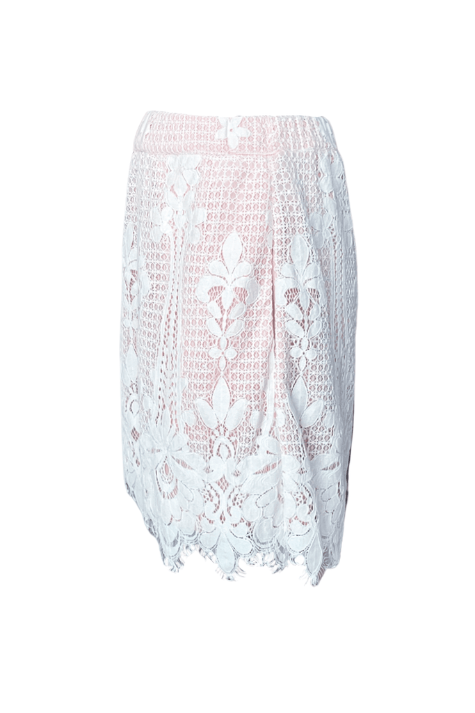SCALLOPED LACE SHORTS - dash and dot dash and dot