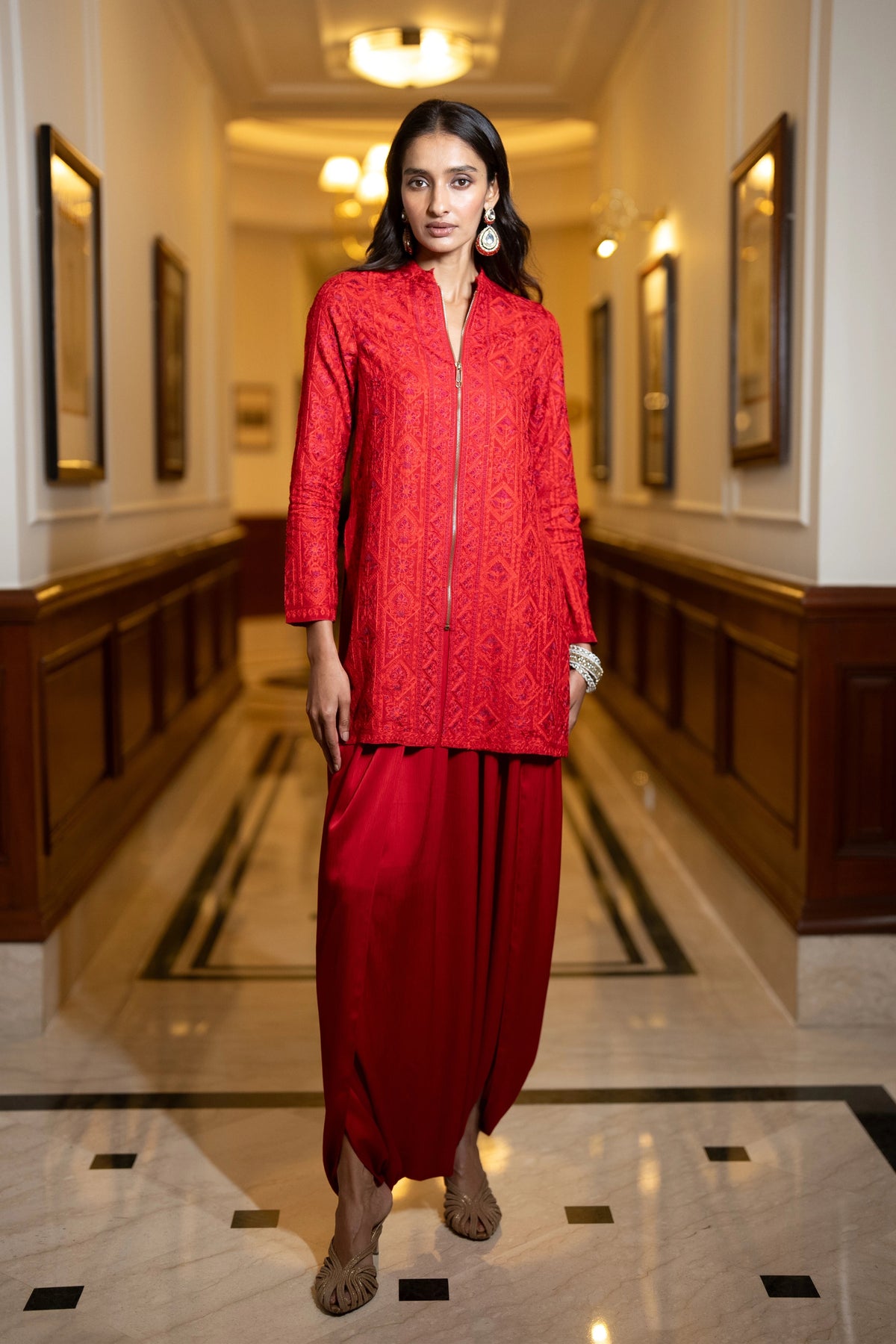 PLEATED DHOTI PANT