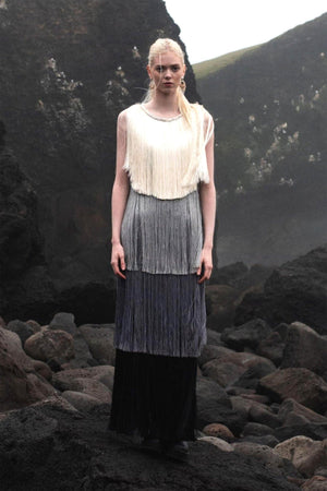 OMBRE FRINGE DRESS - dash and dot