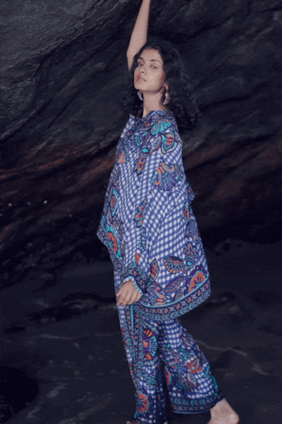 PRINTED CHECK BOXY SET - dash and dot