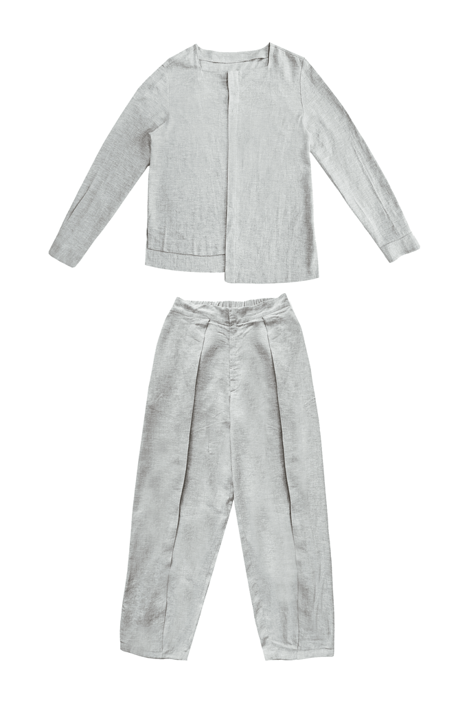 FRONT PLEATED PANT - dash and dot dash and dot