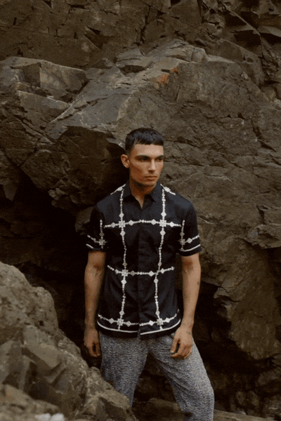 EMBROIDERED SHIRT - dash and dot