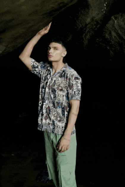 TRIBAL PLEATED SHIRT - dash and dot dash and dot