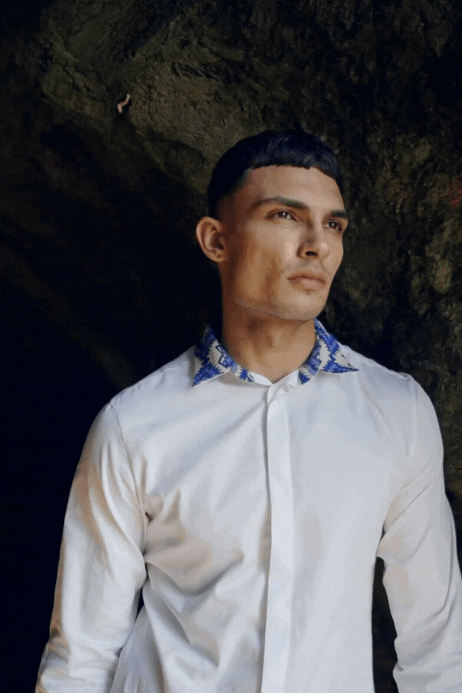 PATCH BACK SHIRT - dash and dot