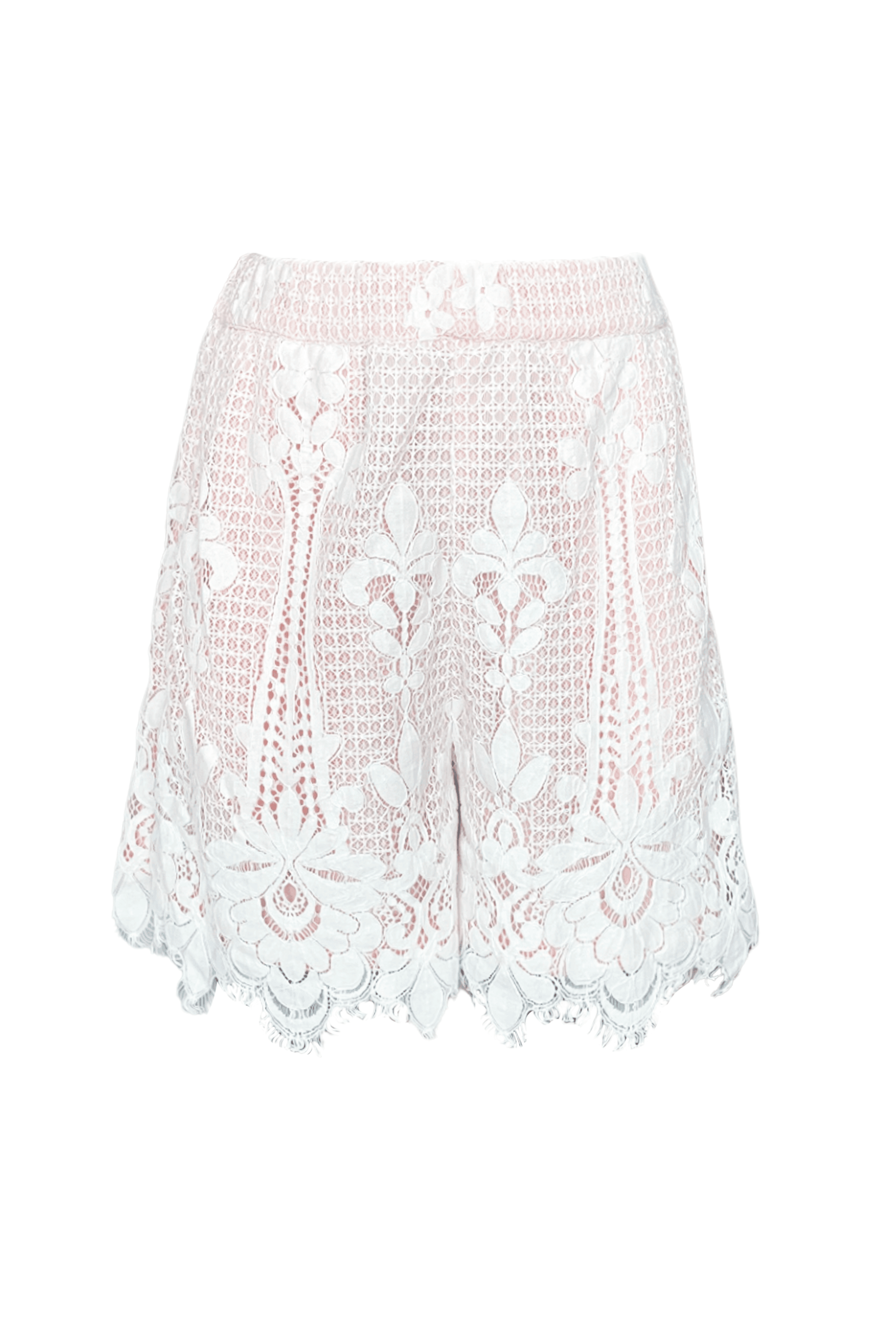 SCALLOPED LACE SHORTS - dash and dot
