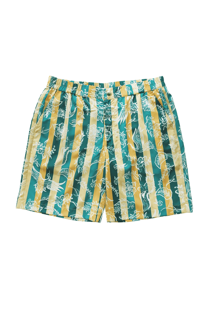 SIGNATURE STRIPE SWIM SHORTS - dash and dot dash and dot