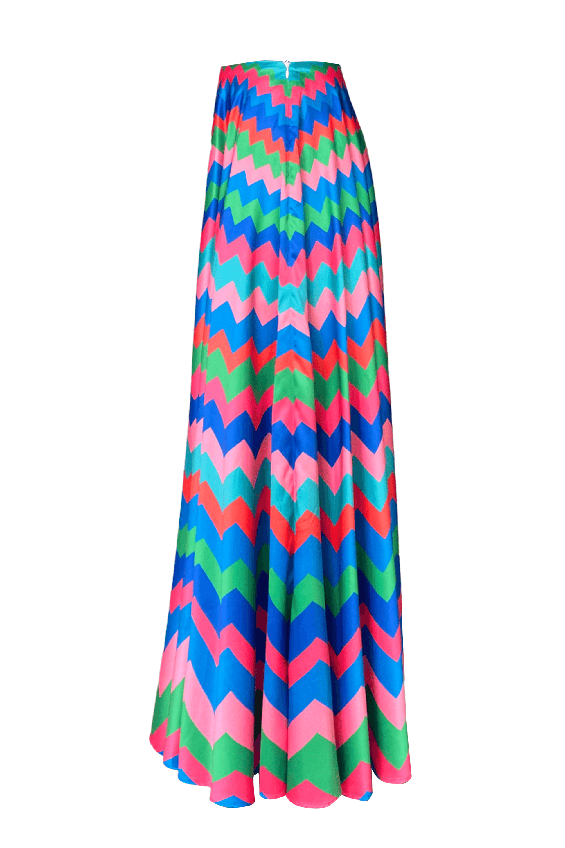 CHEVRON MAXI SKIRT - dash and dot