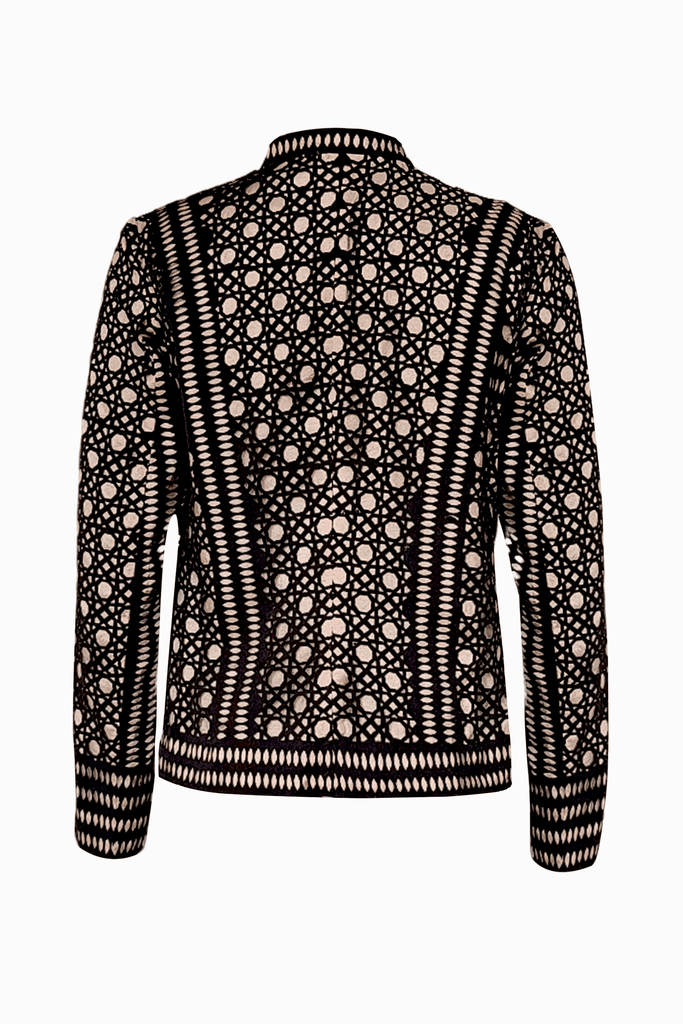 CANING CUTWORK JACKET - dash and dot dash and dot