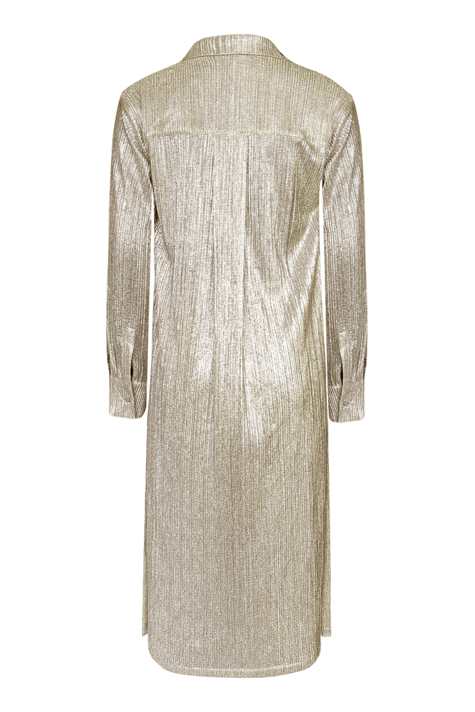 SHIMMERING LONGLINE SHIRT - dash and dot dash and dot