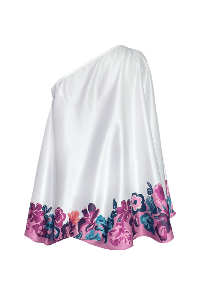 FLORAL BORDER TOP - dash and dot dash and dot