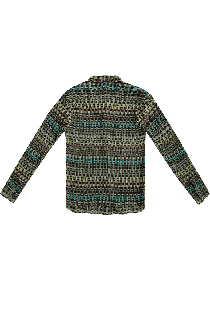 GEO PLEAT SHIRT - dash and dot dash and dot
