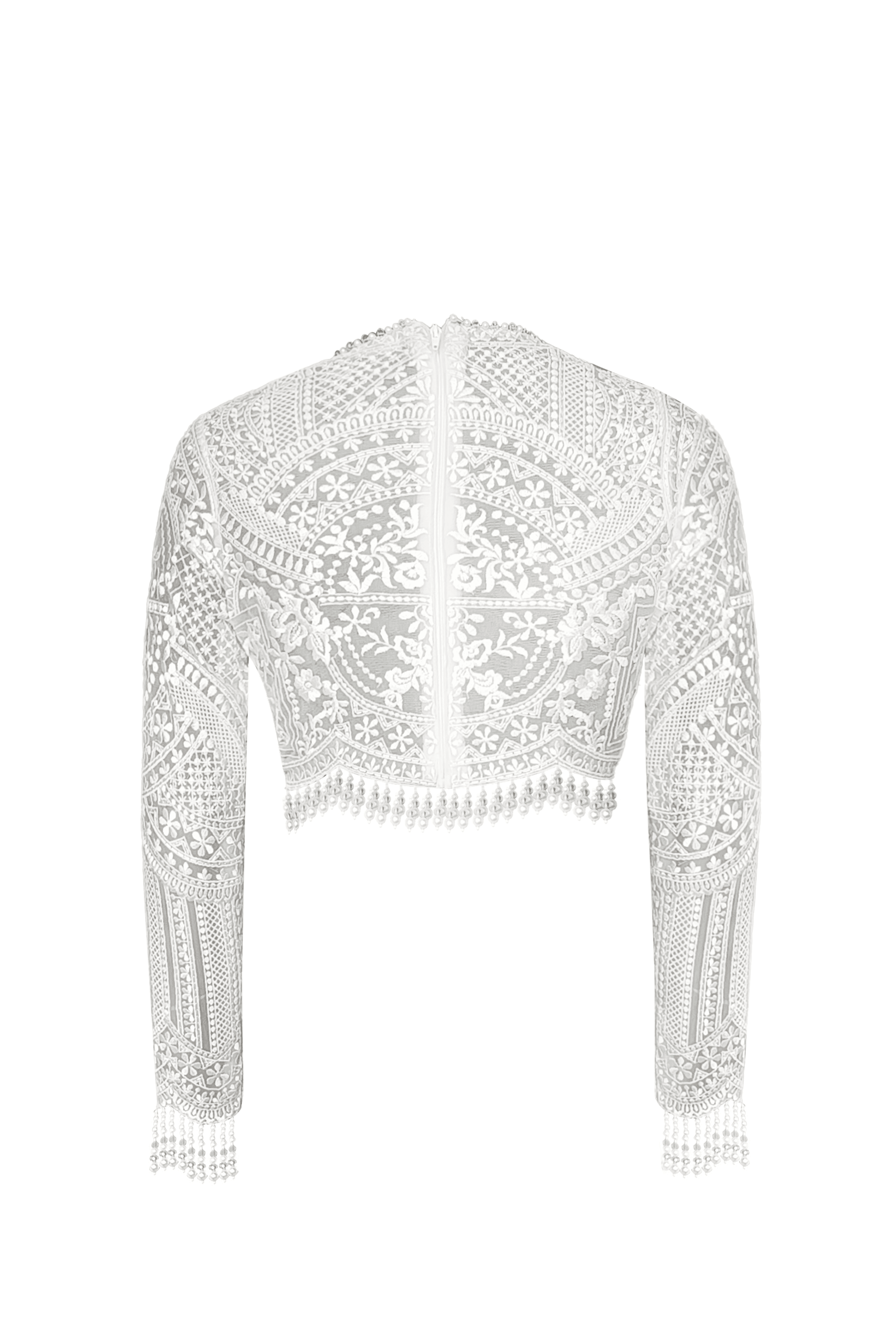 Dash and Dot - EMBROIDERED PEARL FRINGED TOP | Online Store – dash and dot