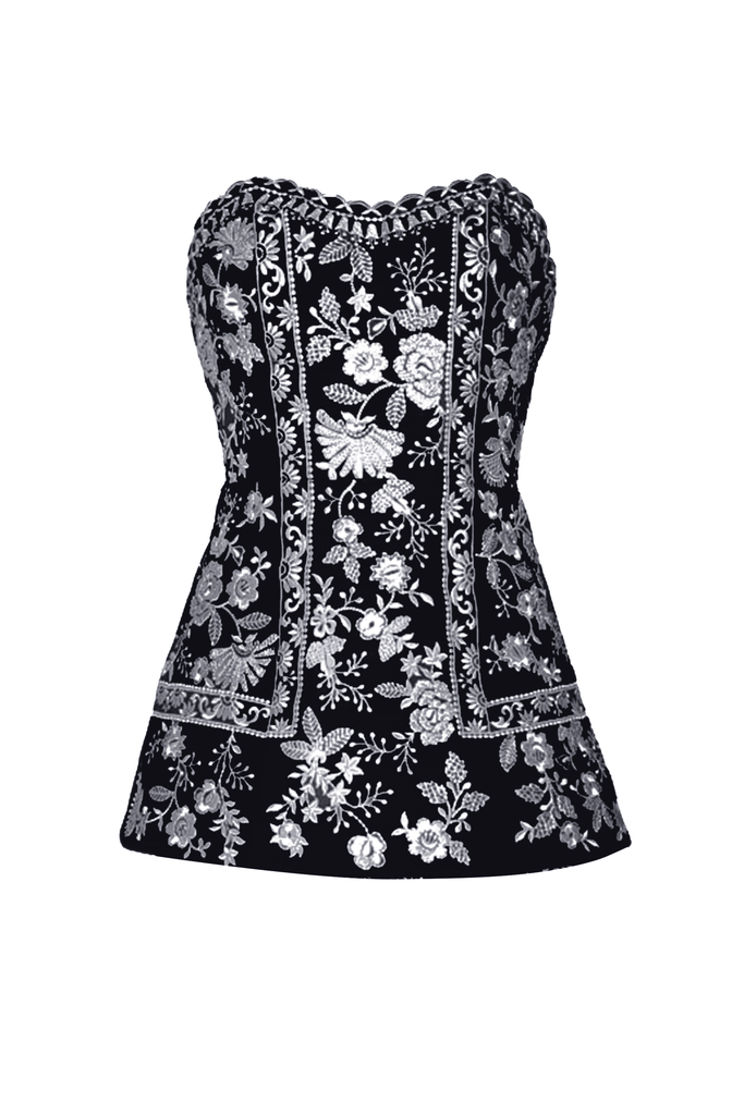 EMBROIDERED SLEEVELESS TOP - dash and dot dash and dot