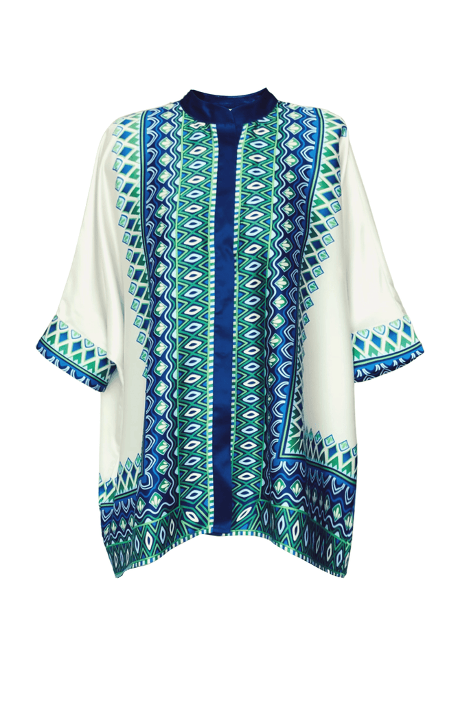 BOXY BORDER TOP - dash and dot dash and dot