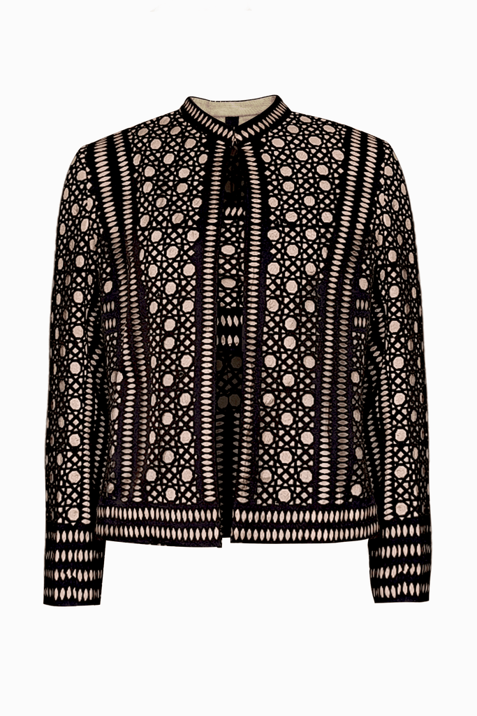 CANING CUTWORK JACKET - dash and dot dash and dot