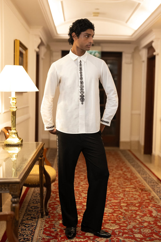 ZARDOZI EMBROIDERED PANT dash and dot