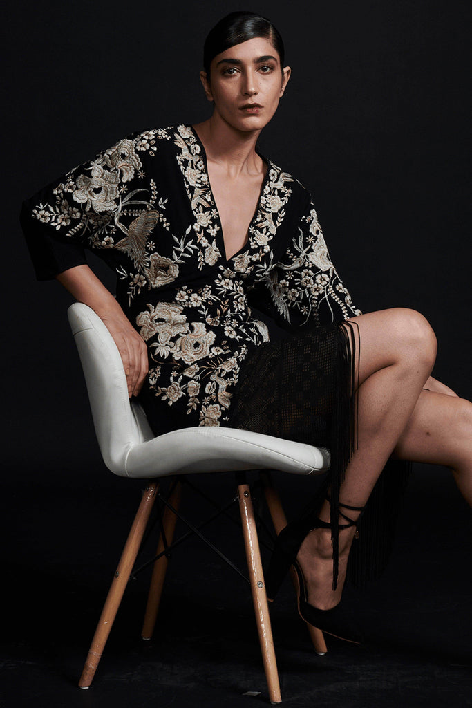 FRINGE HEM DRESS - dash and dot dash and dot