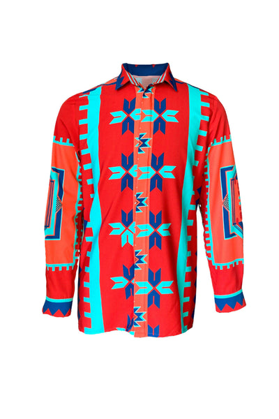 TRIBAL PRINTED SHIRT - dash and dot